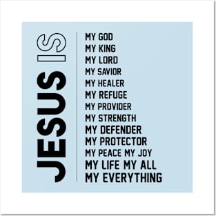 Jesus My Everything Posters and Art